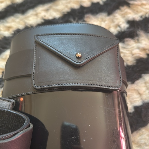 Sloosh rain boots, new condition.  Pockets for cards, ID. Super chic. - Picture 2 of 4